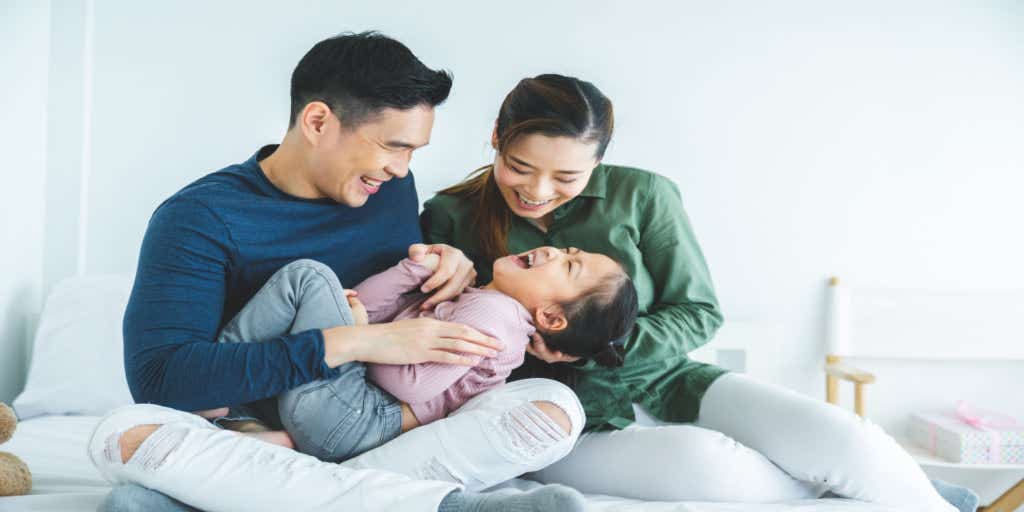Joyful family
